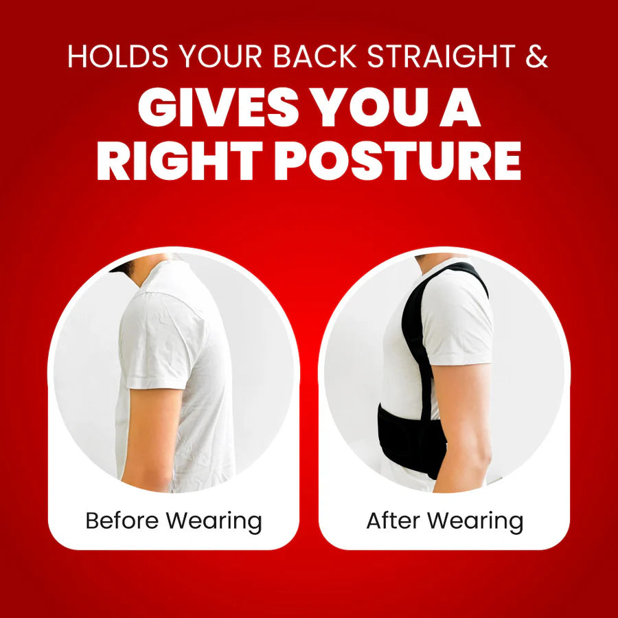 Adjustable Back Posture Corrector/ Slouching Relieve Pain Belt Women Men